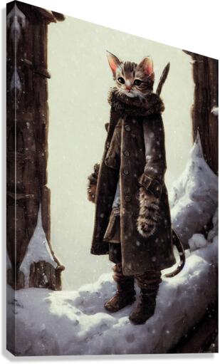 Travelling Mouse Canvas Print