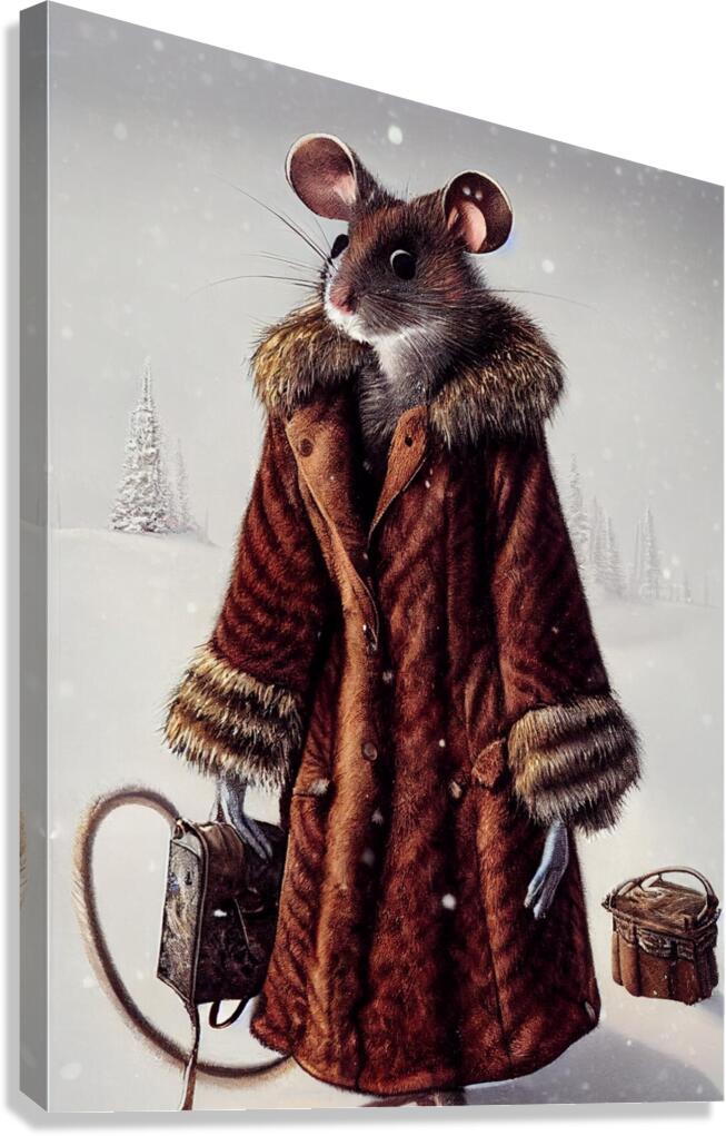 Lady Mouse Canvas Print