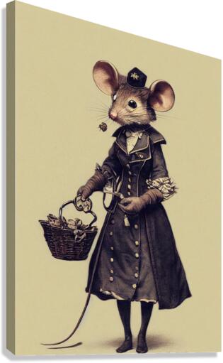 Nurse Mouse Canvas Print