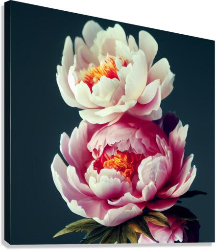 Pink Peonies Canvas Print