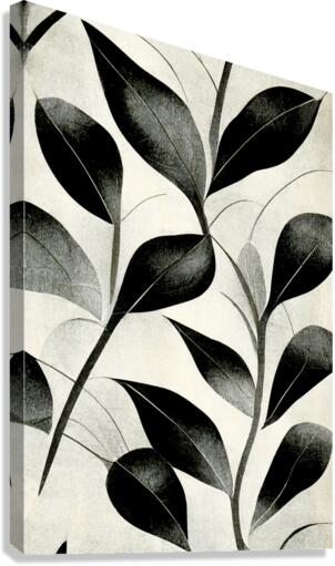 Patterned Leaves  Canvas Print