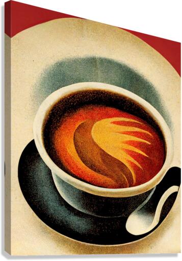 Coffee Poster Canvas Print