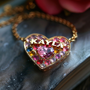 blackdigitalart a heart shaped necklace that read 1710204515.1069