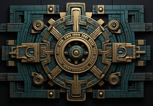 blackdigitalart an ancient styled wall decoration 1711863641.9772