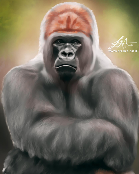 Digital Ape 1 Print