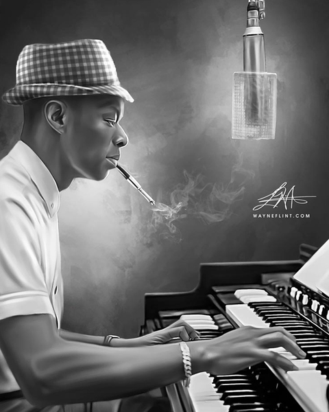 Nat King Cole by WAYNEFLINT