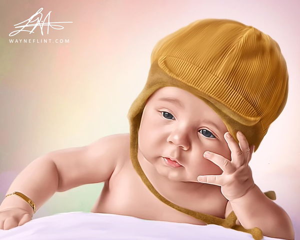 Digital Baby 2 by WAYNEFLINT