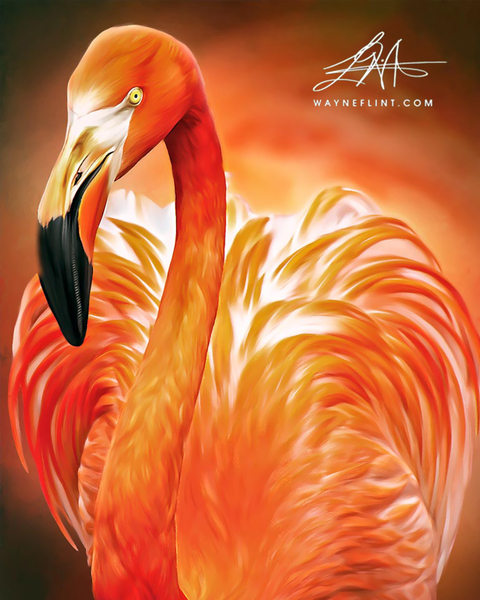Digital Flamingo Digital Download