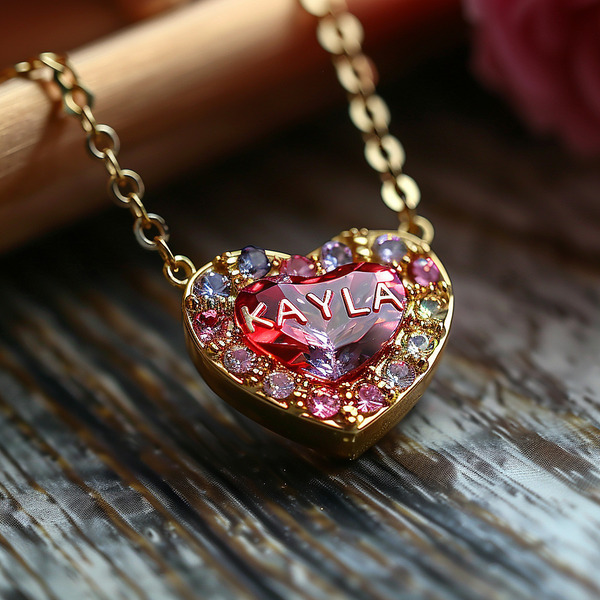 blackdigitalart a heart shaped necklace that read Digital Download