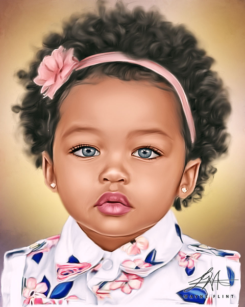 Digital Baby 1 by WAYNEFLINT