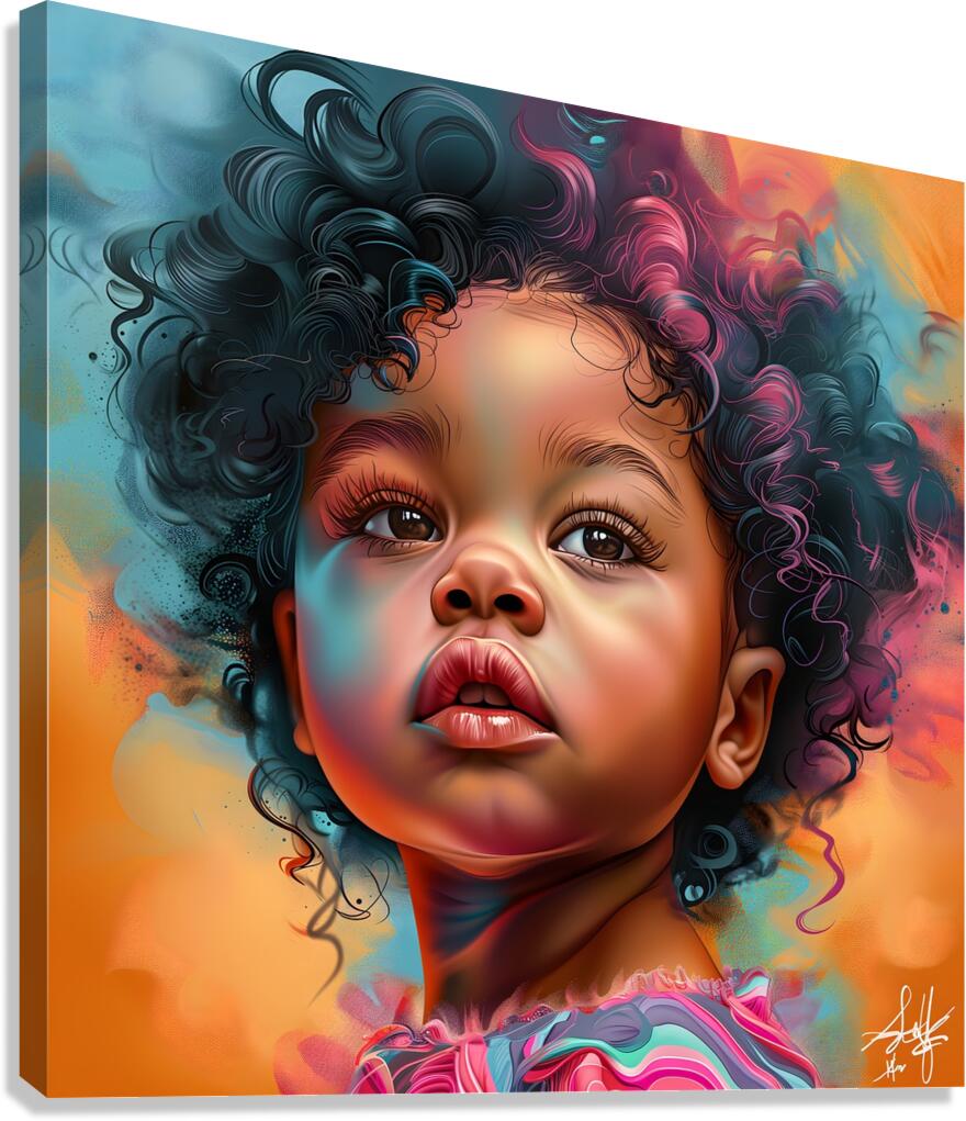 9 65f6abe7ef0b8 blackdigit Canvas Print