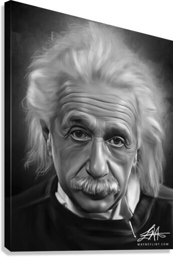 Albert Einstein Canvas Print