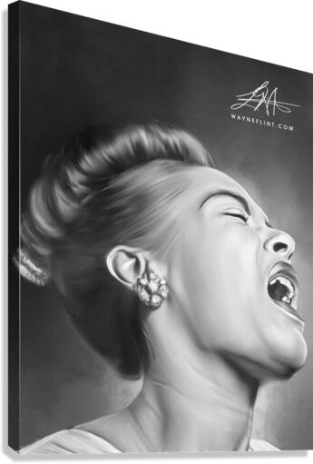 Billie Holiday Canvas Print