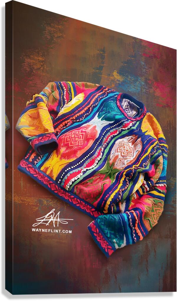 Coogi Sweater Art 1  Canvas Print