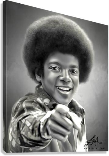 Young MJ Canvas Print