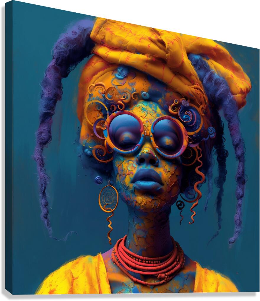 Colorful Amber Canvas Print