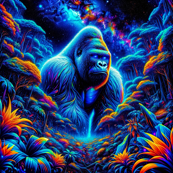 Jungle In Space Print