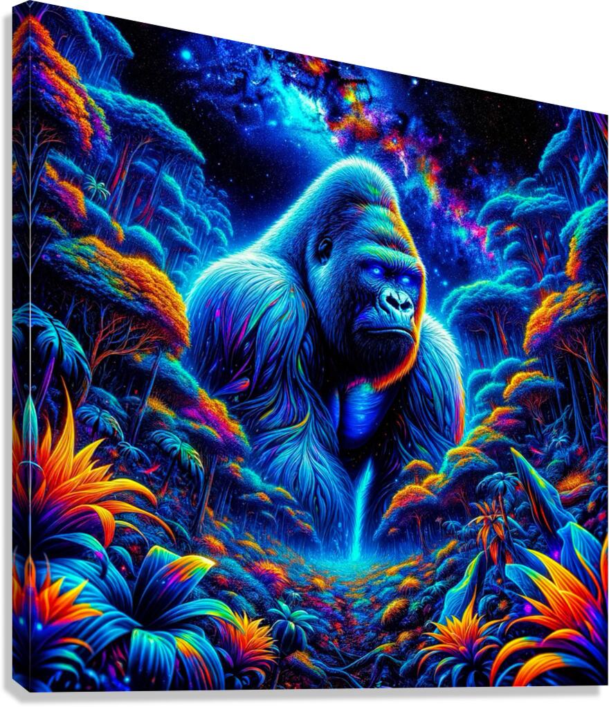 Jungle In Space Canvas Print