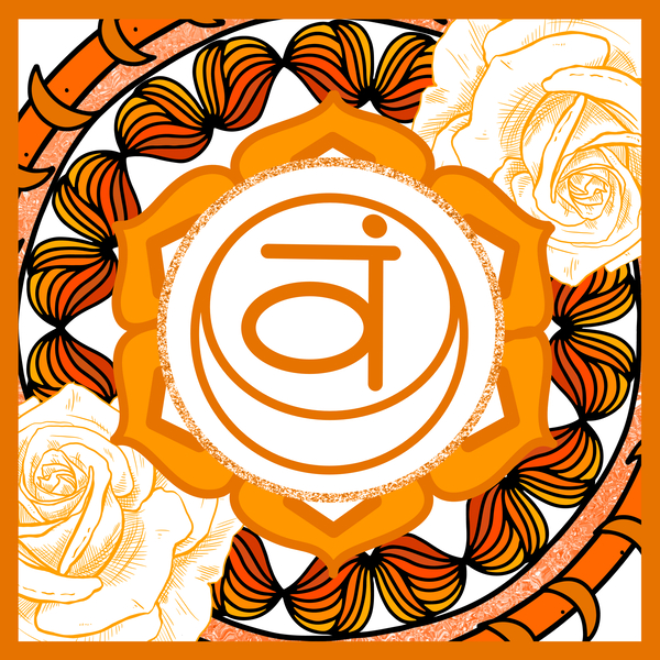 Sacral Chakra Mandala Print