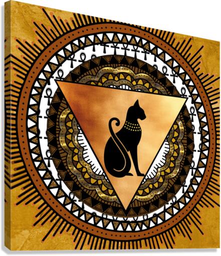 Bast Mandala Canvas Print