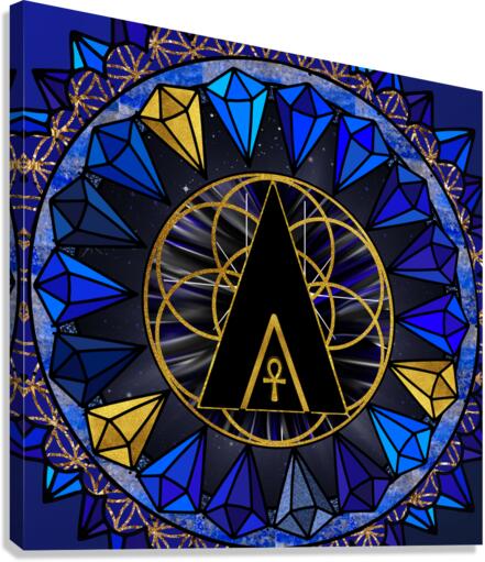 Sirius Mandala Canvas Print