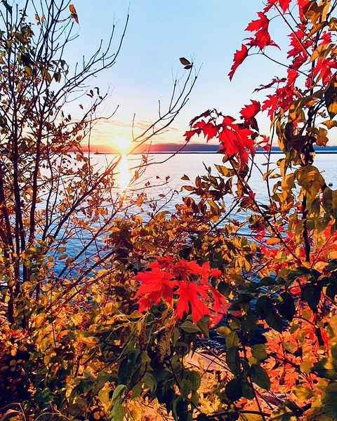 Champlain Sunset Print