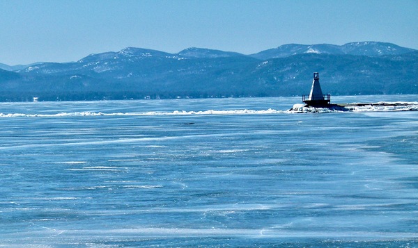 Lake Champlain Frozen Print