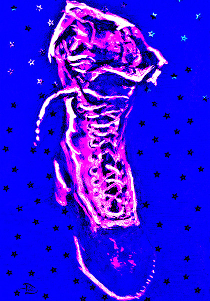 DevinStory 16. Starry Left Boot by Lowell Phoenix Devin