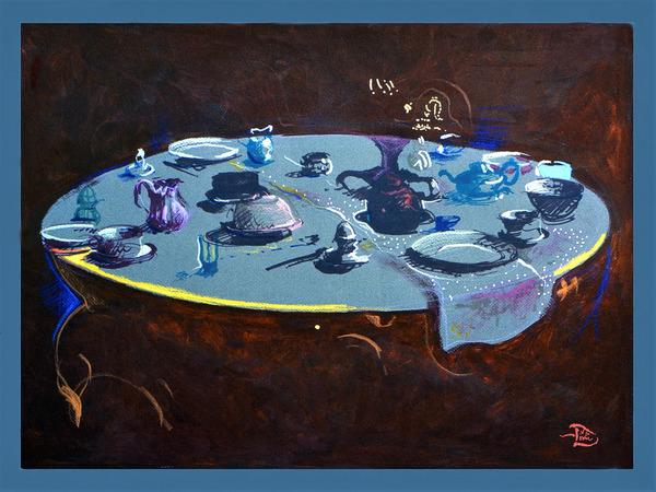 Breakfast With The Artist by Lowell Phoenix Devin