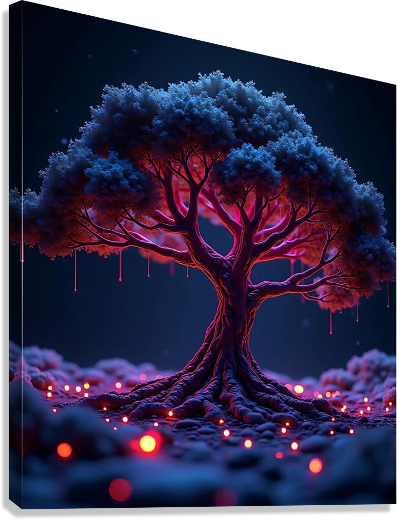 Emberglow Canopy Canvas Print