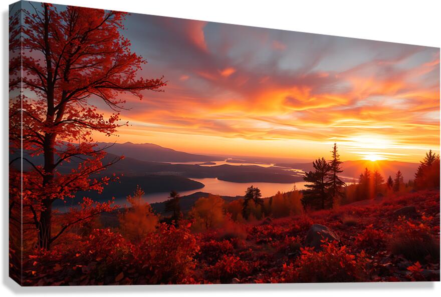 Abstract Serenity Canvas Print