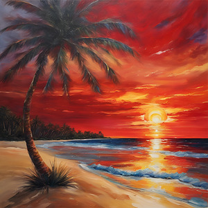 0 A wonderful painting  The painting in front of