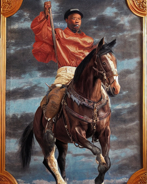 Cowboy Renaissance Print