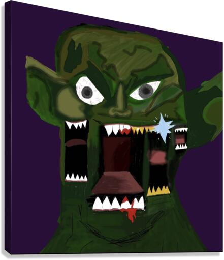 Troll X Canvas Print