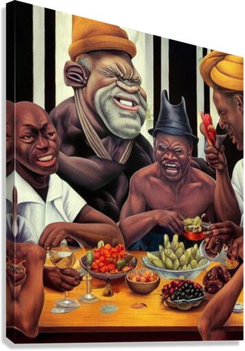 Supper Canvas Print