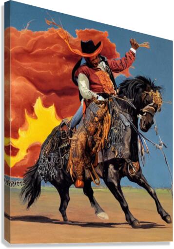 With Flare Canvas Print