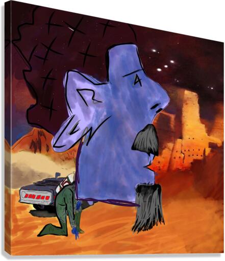 Big Head Fred Canvas Print