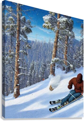 Snow Show Canvas Print