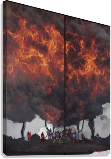 Inferno Canvas Print