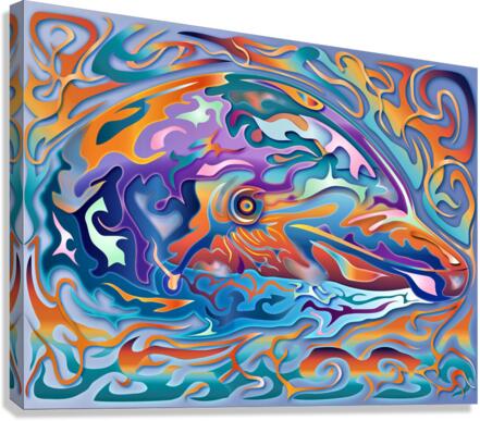 DOLPHINATOR  Canvas Print