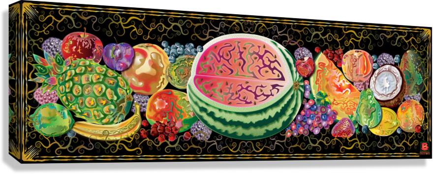 FRUIT TRAY  Canvas Print