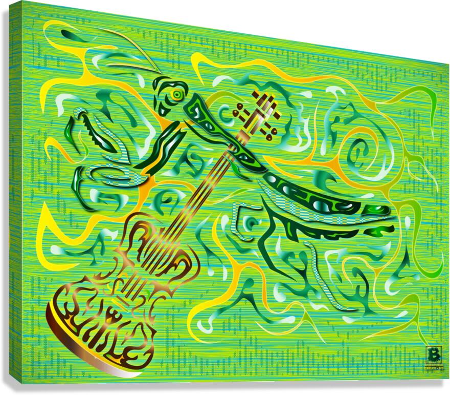 Mantis Violin  Canvas Print