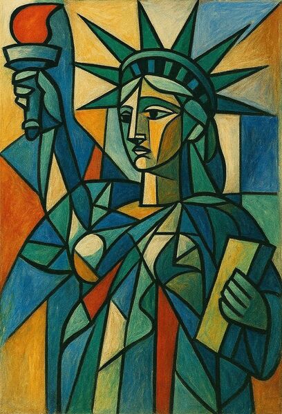 Statue LIberty Print
