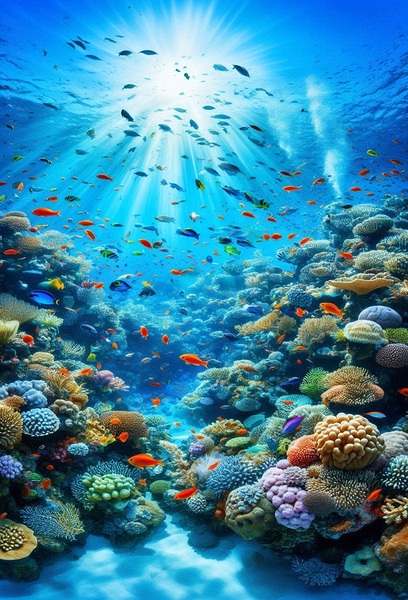 Coral Reef Print