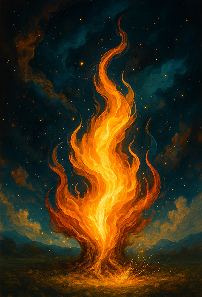 Fire Cosmic Print
