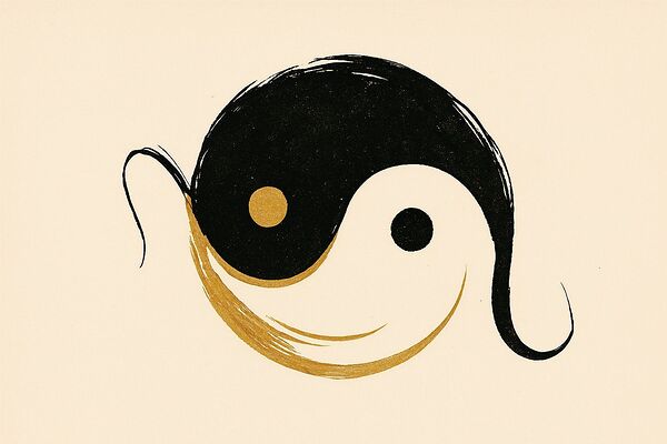 Yin Yan Print