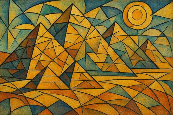 Pyramids Print