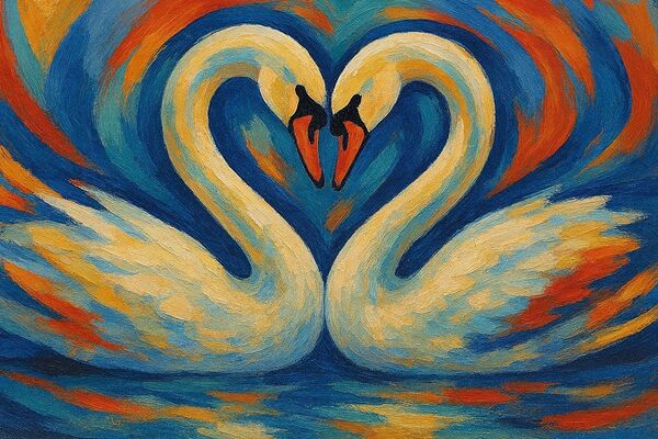 swans Print