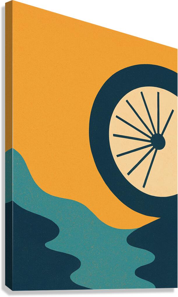 CLOCK FUTURE Canvas Print