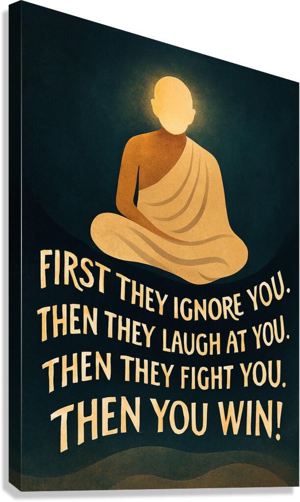Gandhi Canvas Print